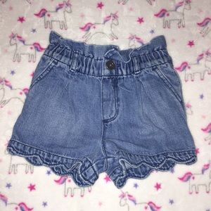 Baby Gap Denim Paperbag Shorts